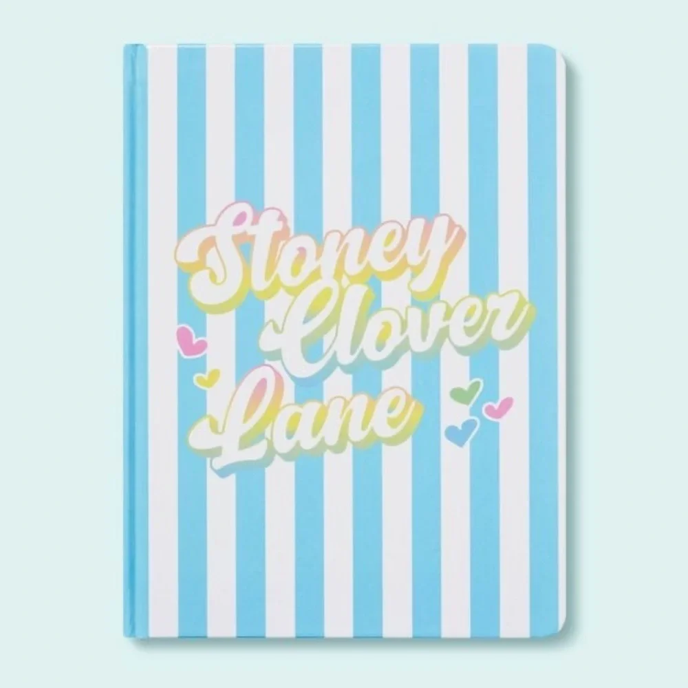 Stoney Clover Lane x Target Lined Journal Blue Stripe